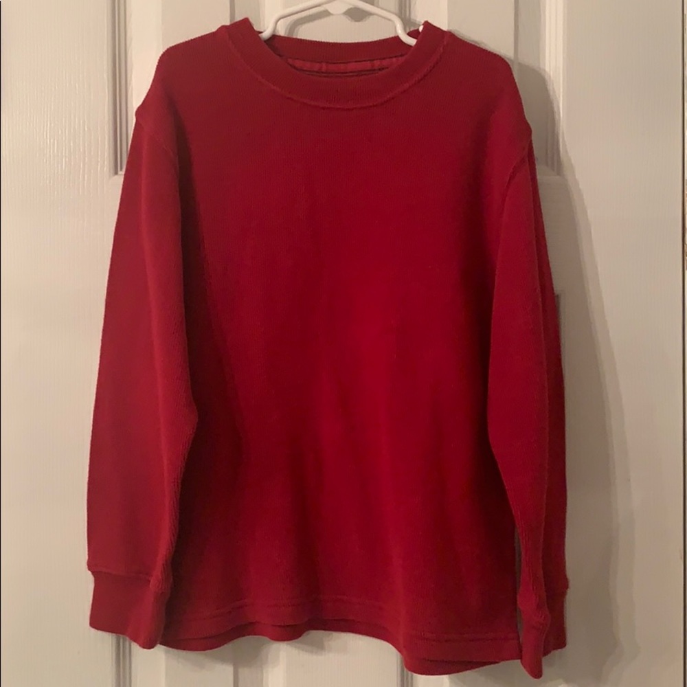 Boys Gap thick Red shirt